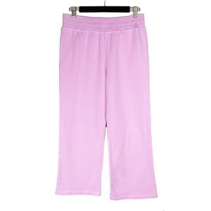 Mod-O-Doc Pink Wide Leg Ankle Sweatpants